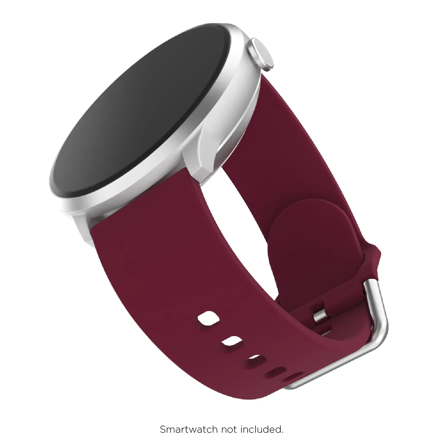 iTouch Air 3 40mm, Sport 3 & Sport Extra Interchangeable Strap: Merlot SIlicone sold by iTouch Wearables product image thumbnail 3