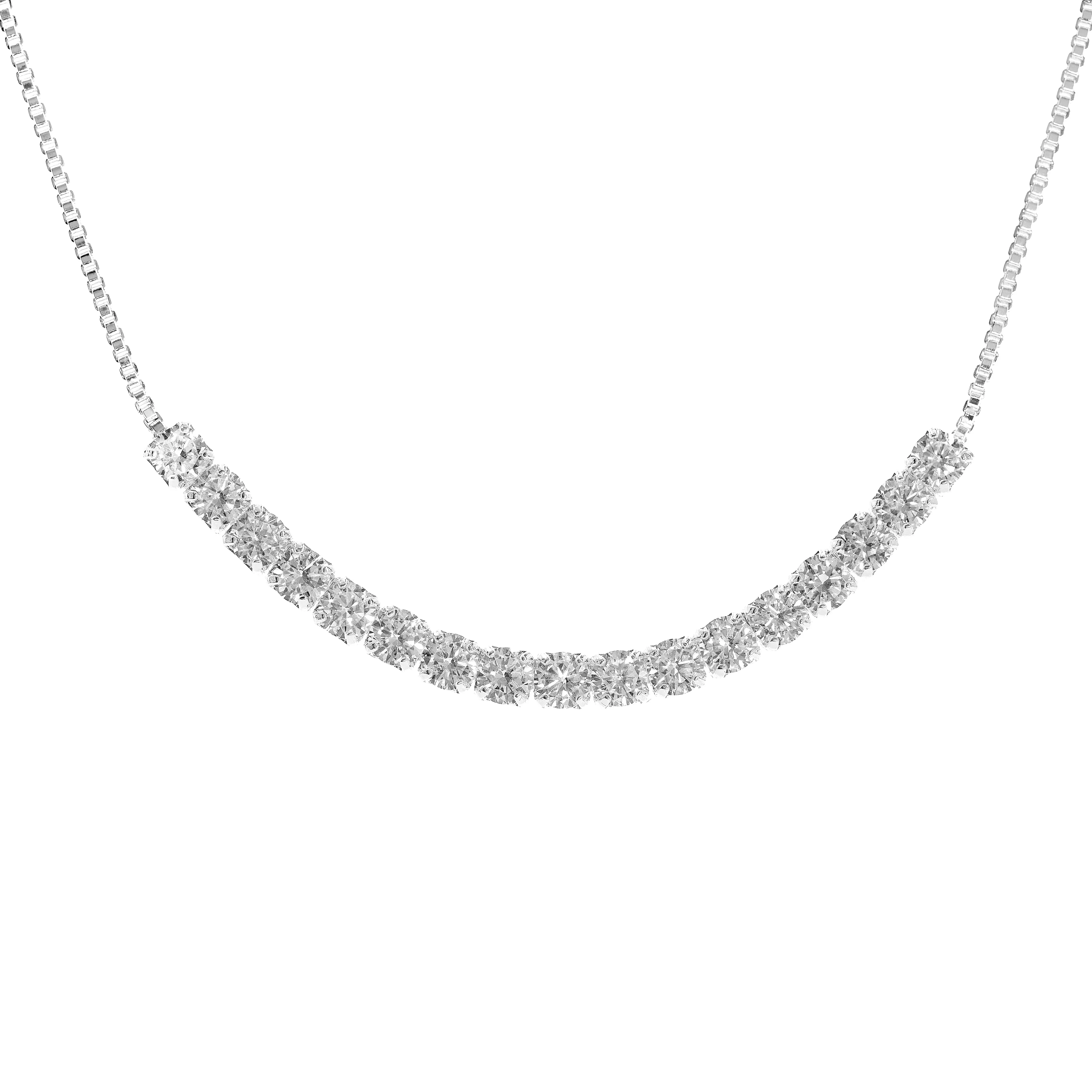 Danecraft Cubic Zirconia Tennis Bracelet & Earrings Set sold by iTouch Wearables product image thumbnail 3