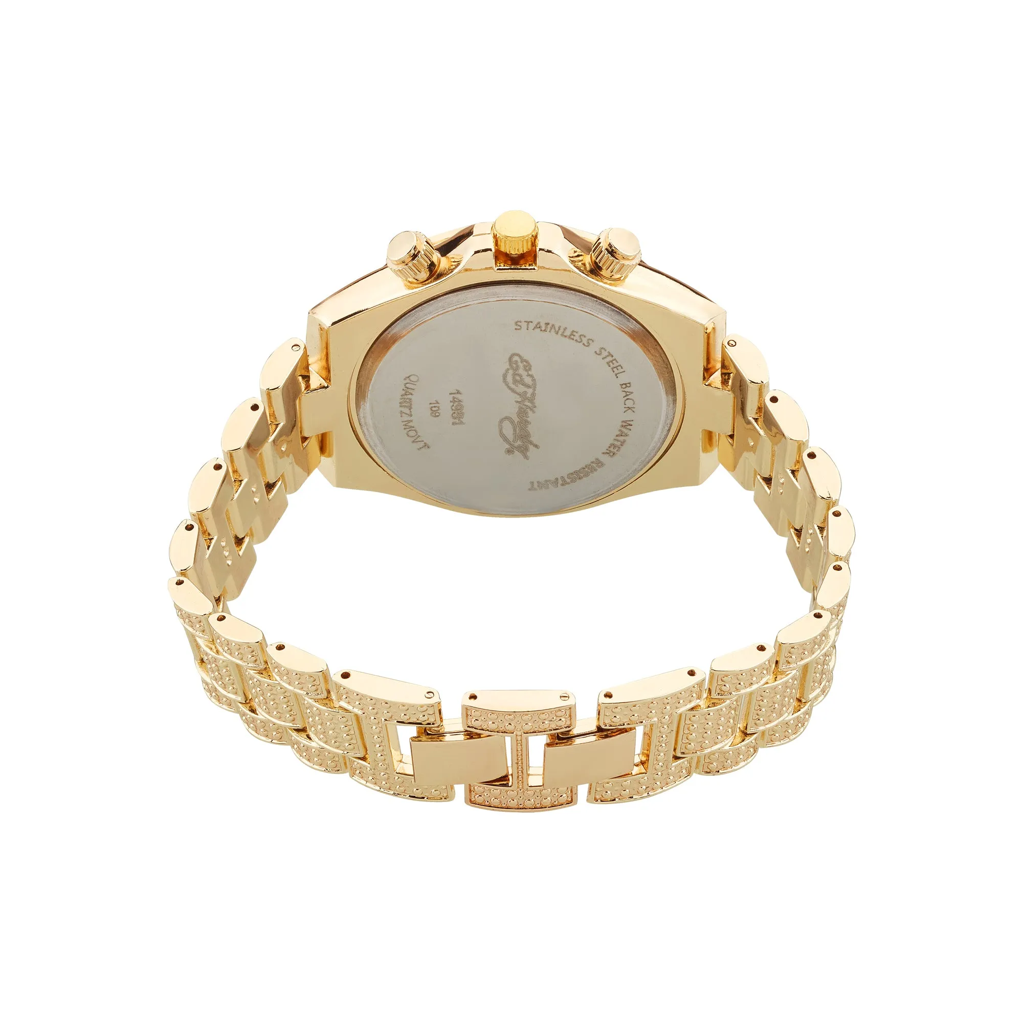 Ed Hardy Ladies Metal Fushia/Gold Plain Analog Watch sold by iTouch Wearables product image thumbnail 3