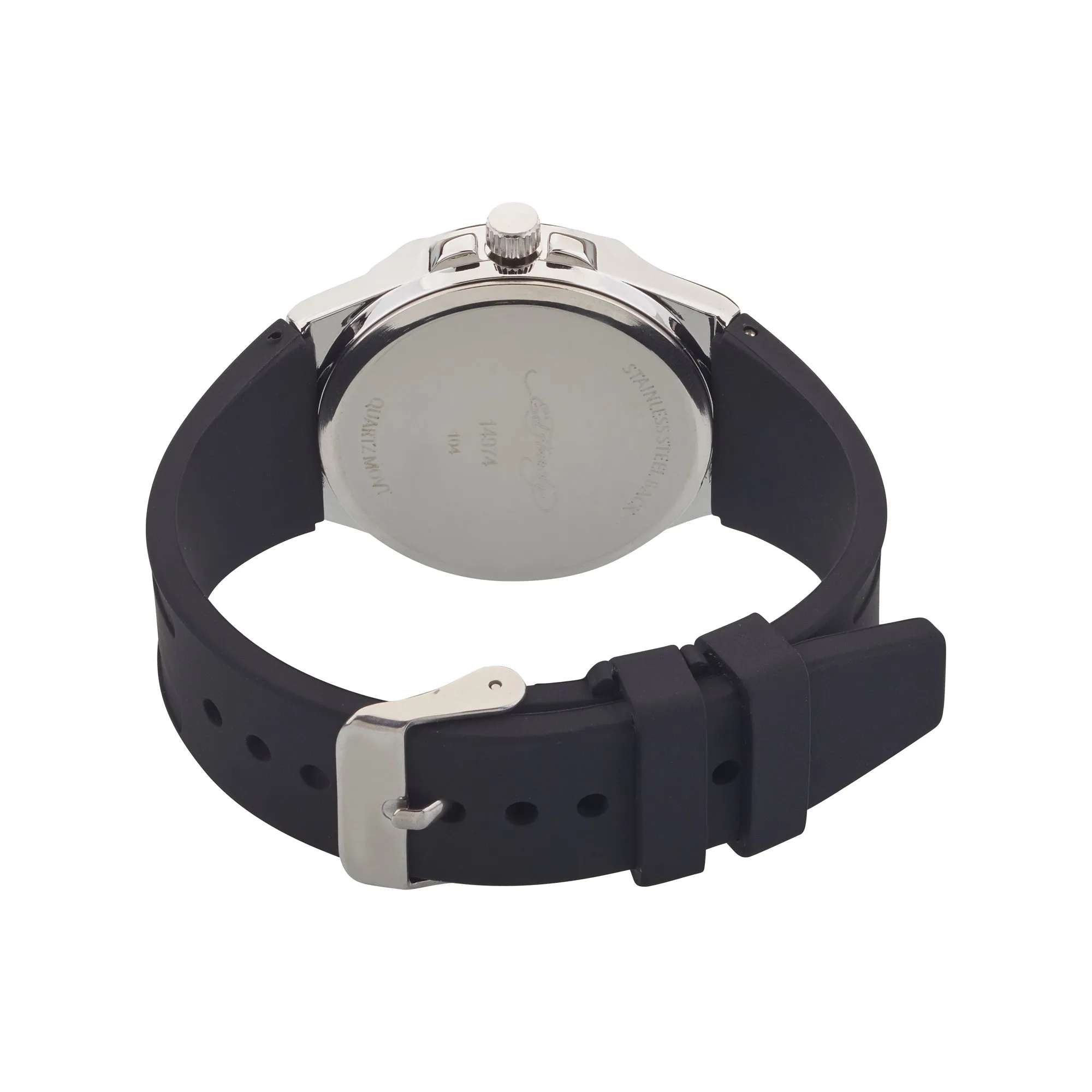 Ed Hardy Ladies Rubber Black/Black Plain Analog Watch sold by iTouch Wearables product image thumbnail 3