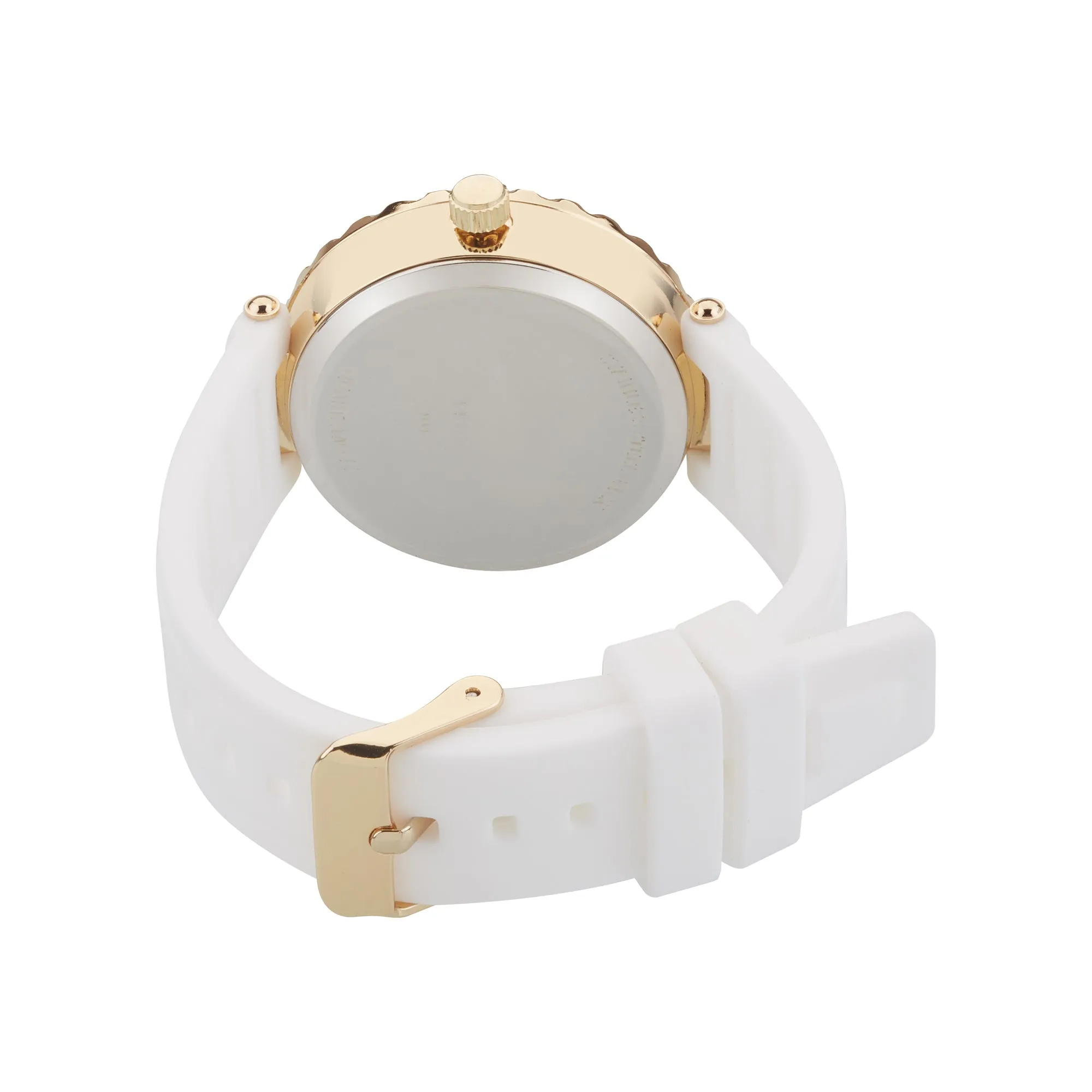 Ed Hardy Ladies Rubber Mop/White Plain Analog Watch sold by iTouch Wearables product image thumbnail 3