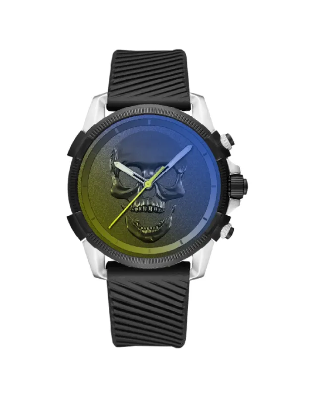 Ed Hardy Men's Black Silicone Strap Watch 48mm sold by iTouch Wearables