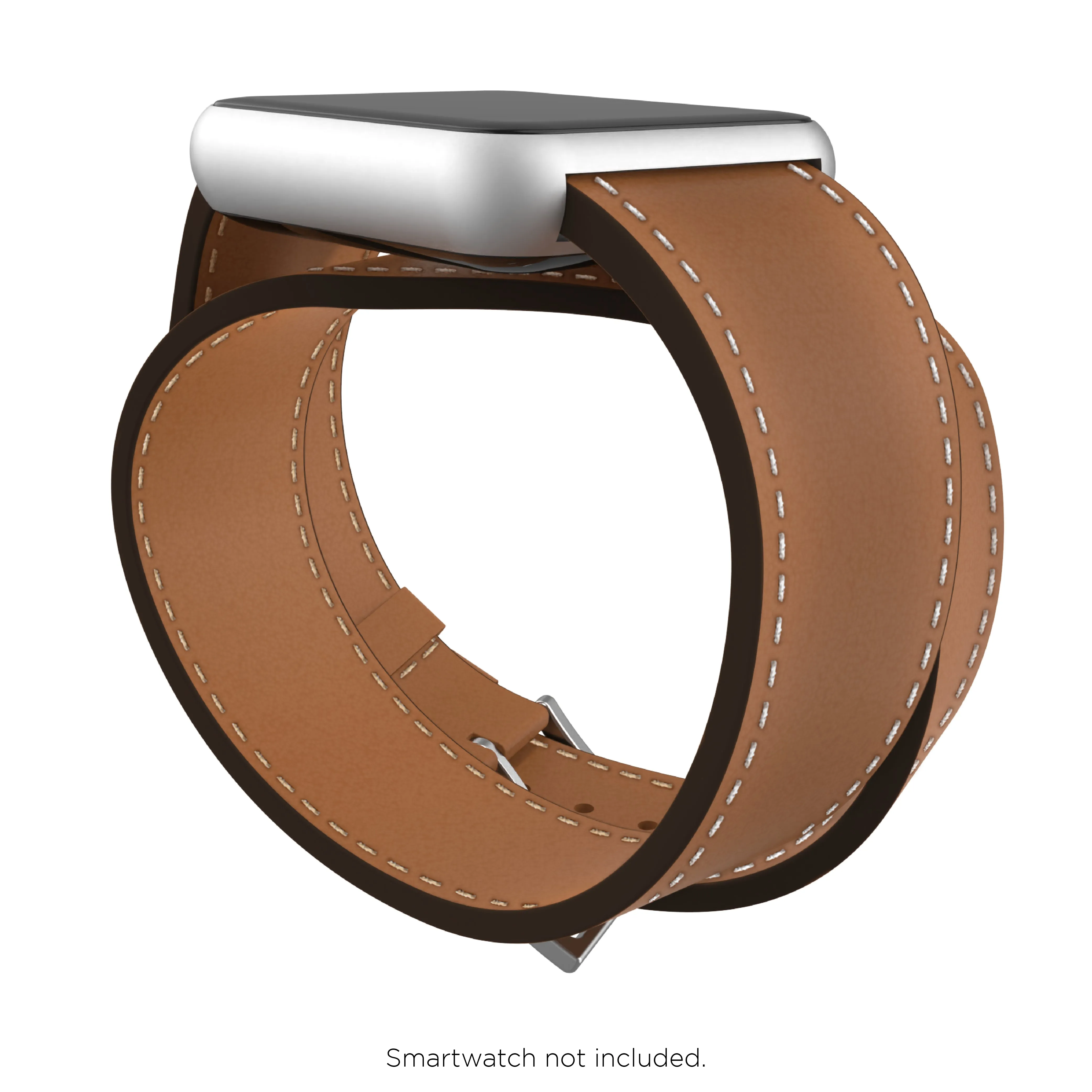iTouch Air 4 | Jillian Michaels Edition Extra Band: Brown Leather/Silver sold by iTouch Wearables product image thumbnail 2