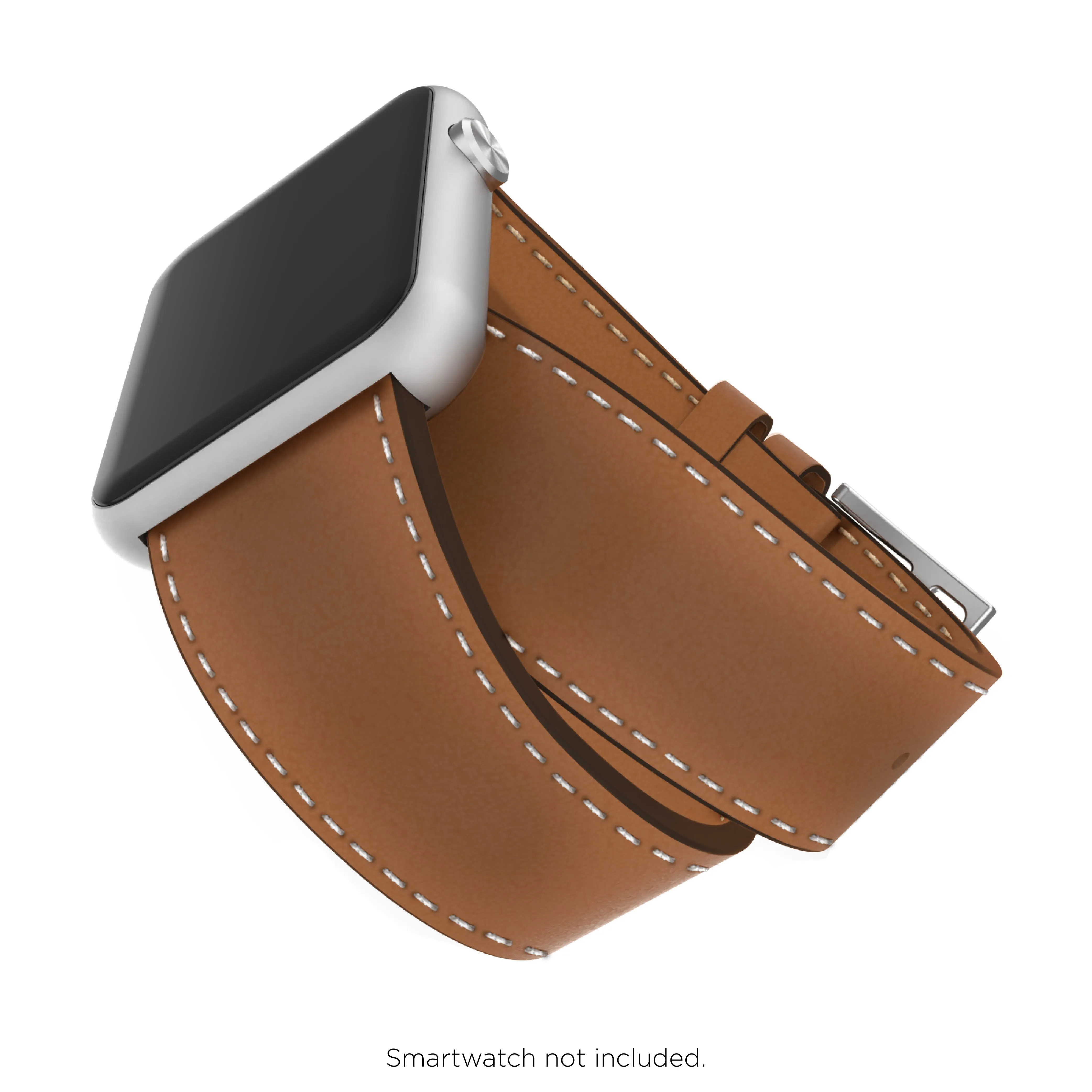 iTouch Air 4 | Jillian Michaels Edition Extra Band: Brown Leather/Silver sold by iTouch Wearables product image thumbnail 3