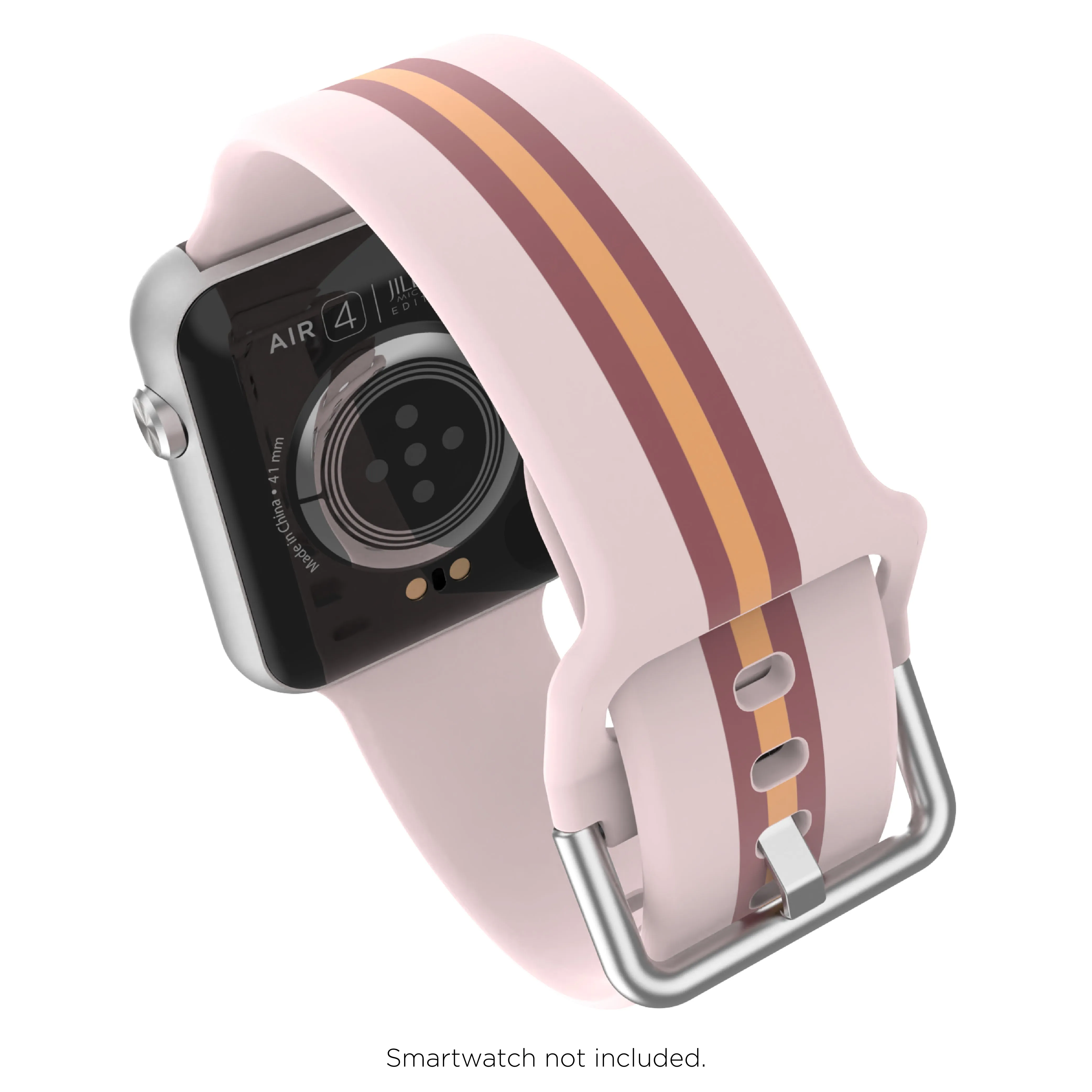 iTouch Air 4 | Jillian Michaels Edition Extra Band: Blush/Silver Silicone sold by iTouch Wearables product image thumbnail 4