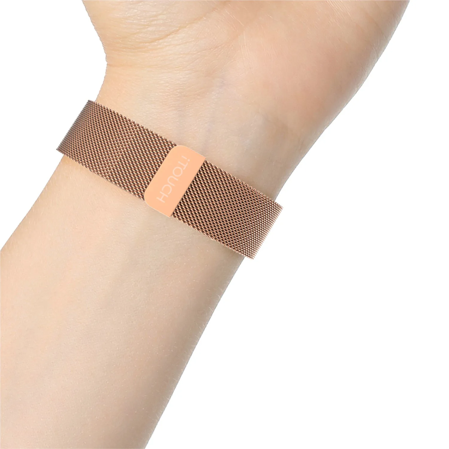 iTouch Air 3 40mm/Sport 3/Sport 4 Extra Interchangeable Strap: Rose Gold Mesh sold by iTouch Wearables product image thumbnail 5