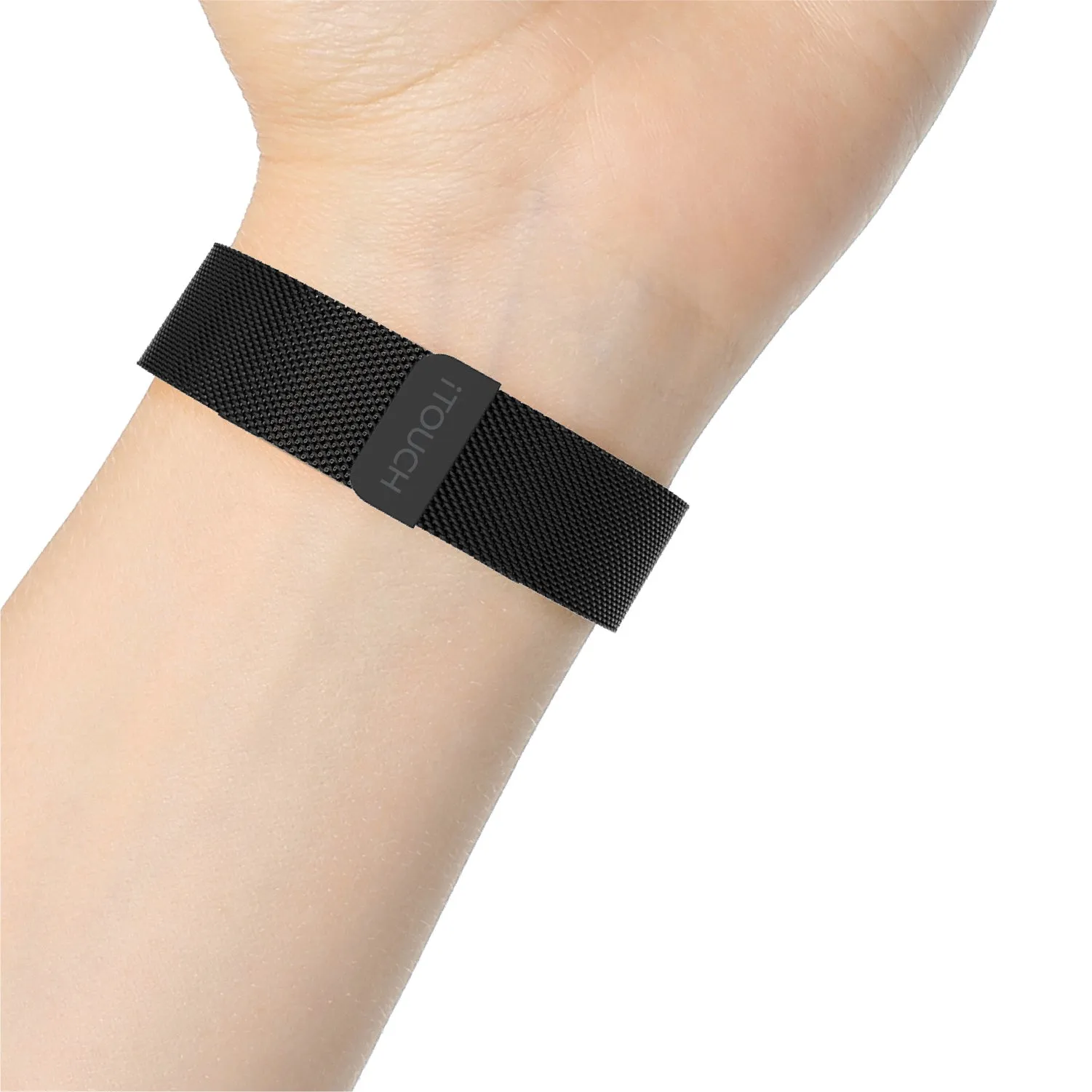 iTouch Air 3 40mm, Sport 3 & Sport Extra Interchangeable Strap: Narrow Black Mesh sold by iTouch Wearables product image thumbnail 5