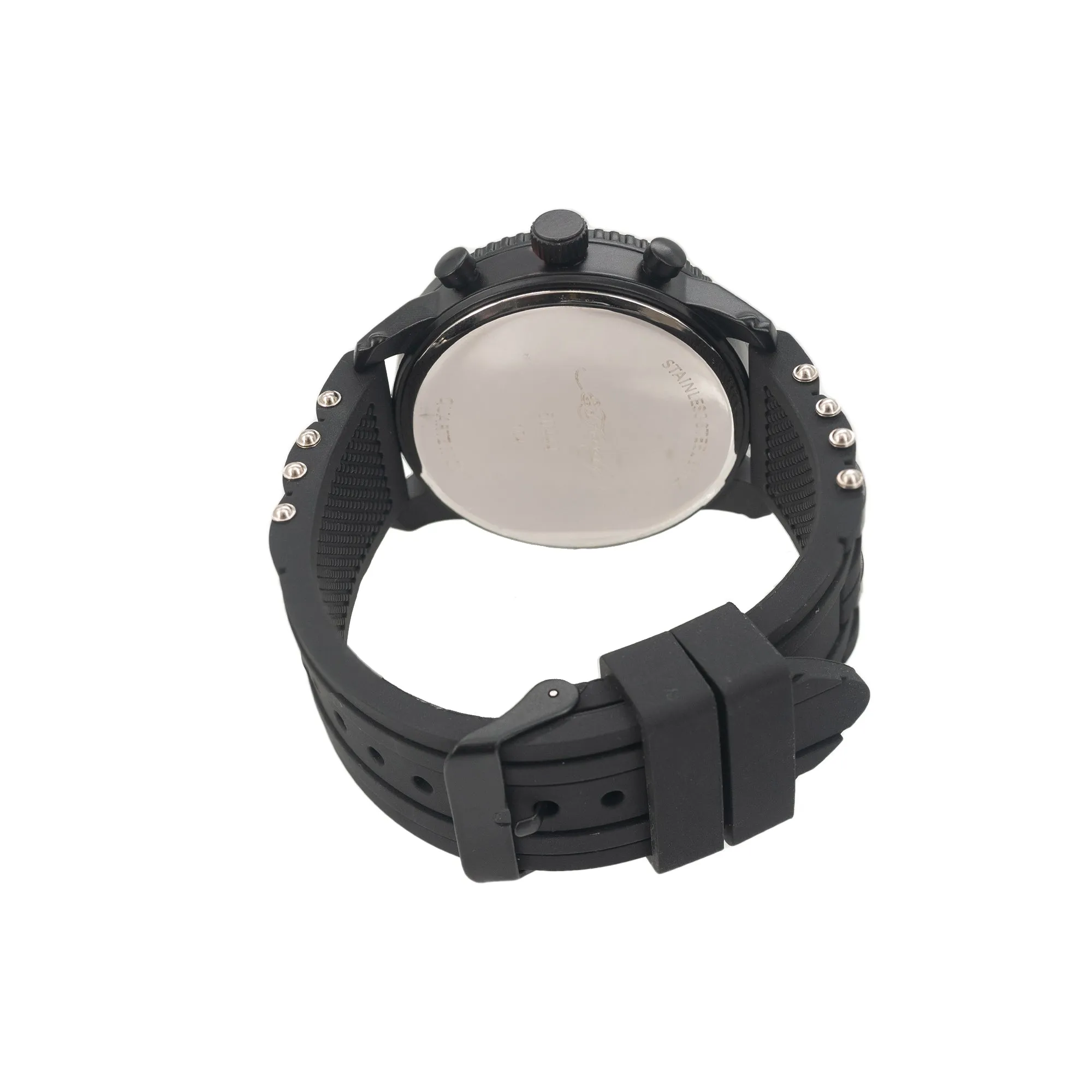 Ed Hardy Men's Black Silicone Strap Watch 48mm sold by iTouch Wearables product image thumbnail 3