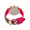 Ed Hardy Ladies Rubber Silv/Multi(Print) Plain Analog Watch sold by iTouch Wearables