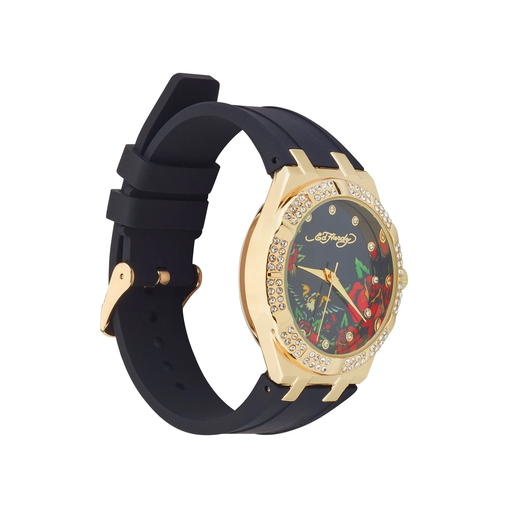 Ed Hardy Ladies Black/Black Plain Watch Analog sold by iTouch Wearables product image thumbnail 2