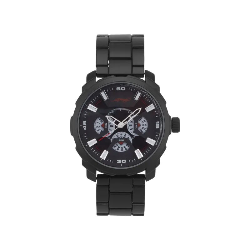 Ed Hardy Men's Matte Black Metal Bracelet Watch 46mm sold by iTouch Wearables