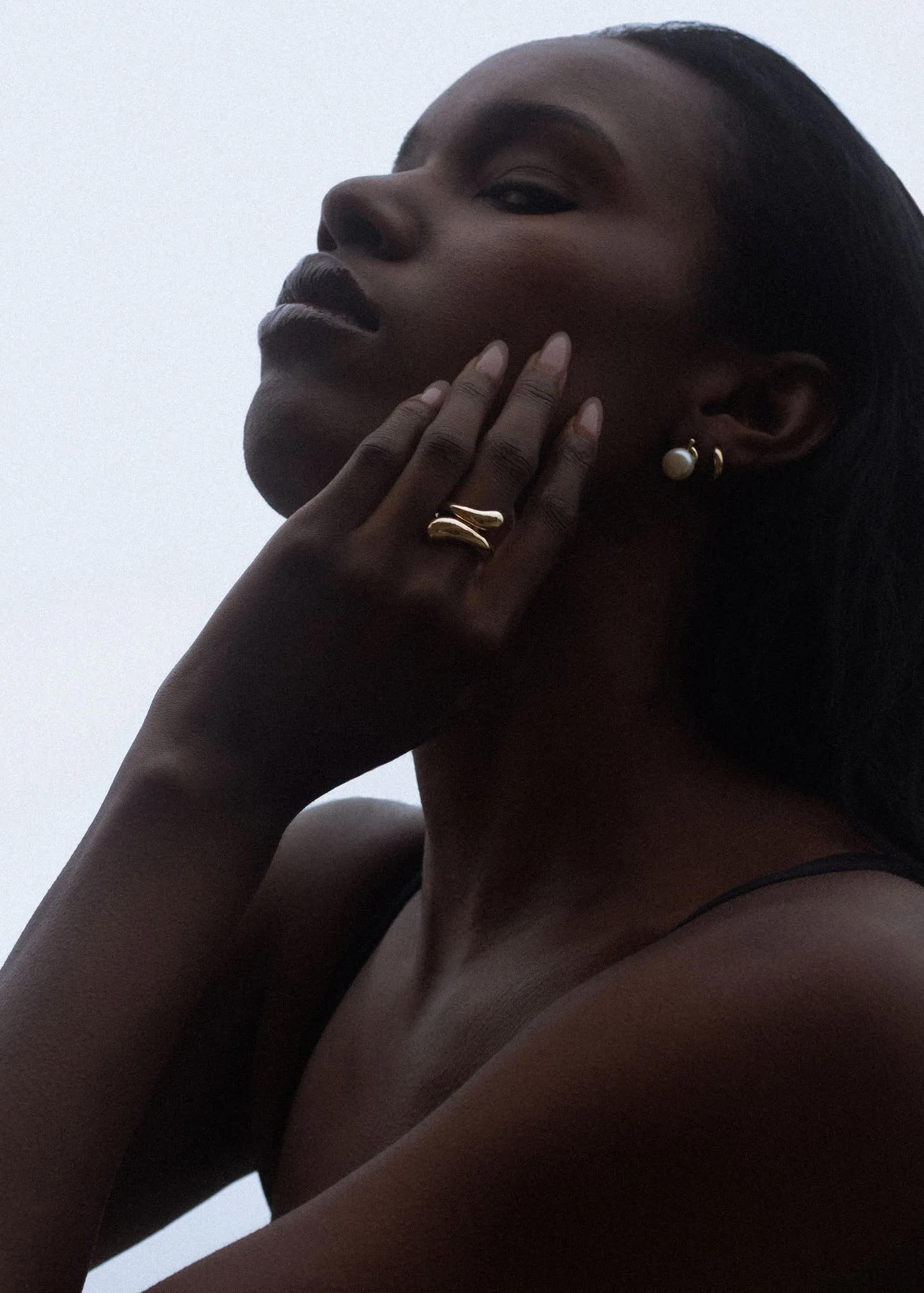 Rose Pearl Earrings Gold sold by Kinn product image thumbnail 5