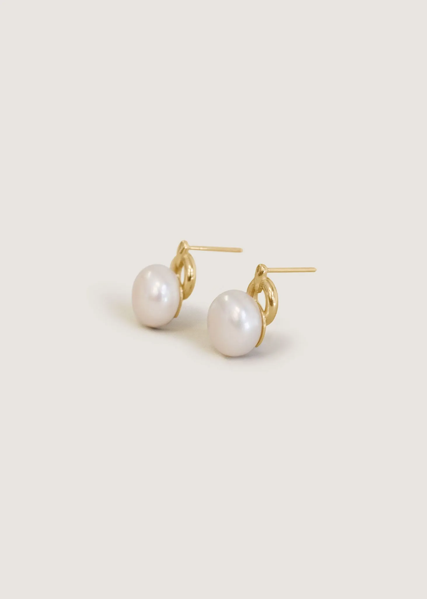 Rose Pearl Earrings Gold sold by Kinn product image thumbnail 3