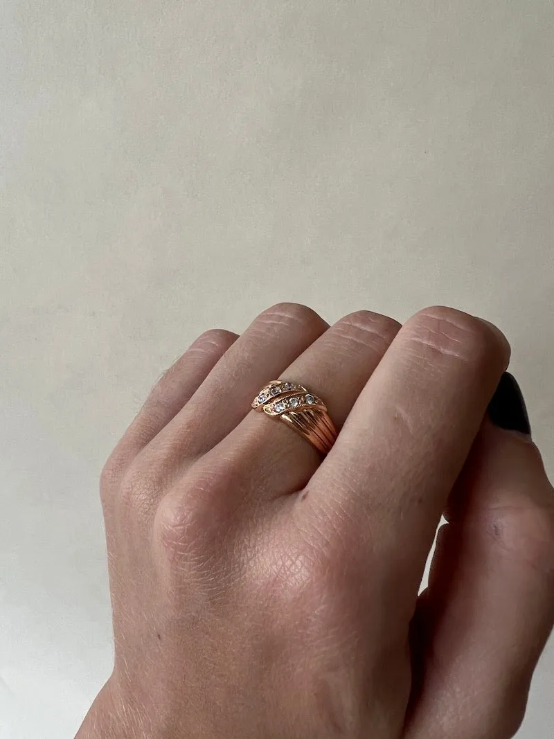 Vintage Twist Cubic Zirconia Ring sold by Kinn product image thumbnail 2