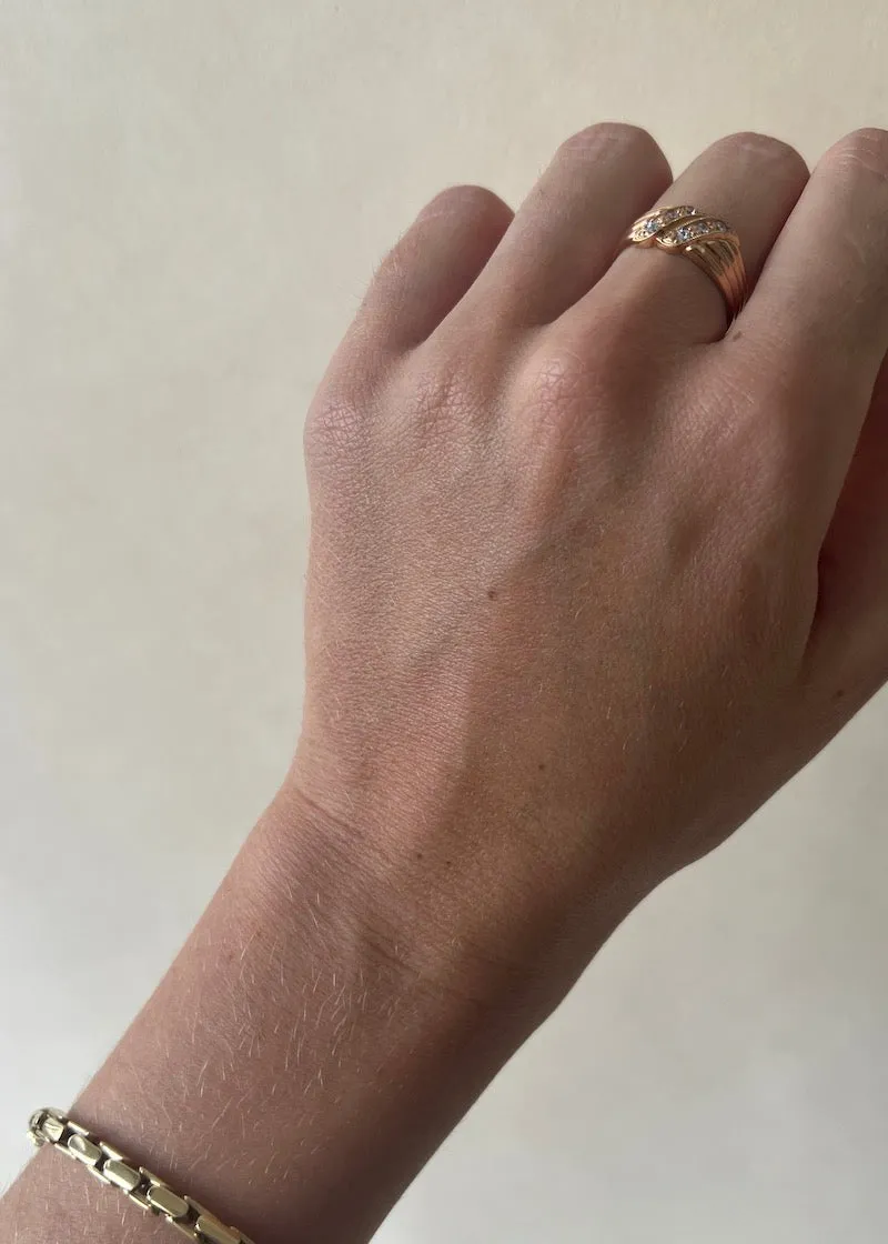 Vintage Twist Cubic Zirconia Ring sold by Kinn product image thumbnail 3