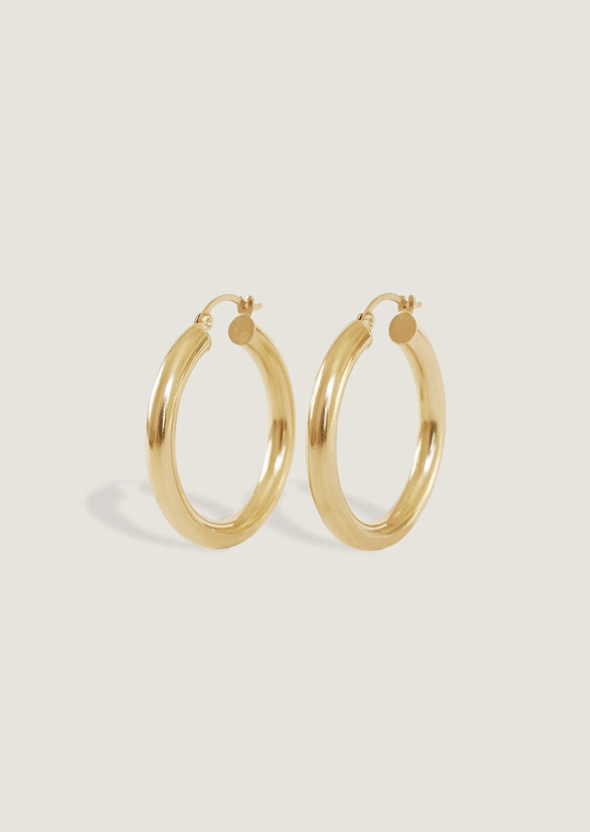 Carter Herringbone & Classic Hoop Earrings Large Stack sold by Kinn product image thumbnail 4