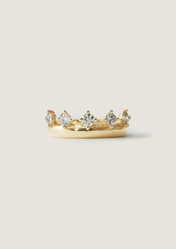 Provence Diamond Crown Ring sold by Kinn