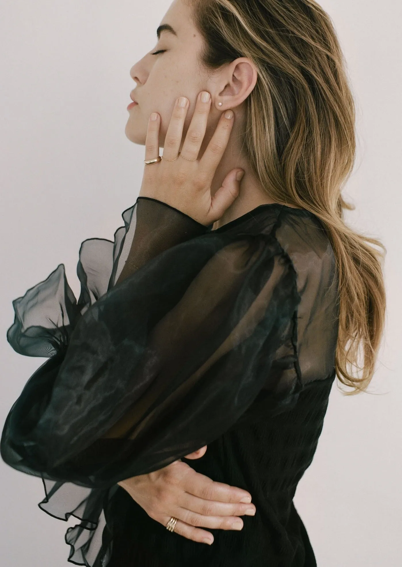 Pearl Stud Earrings sold by Kinn product image thumbnail 5