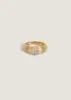Pavé Ribbed Dome Ring Diamond sold by Kinn