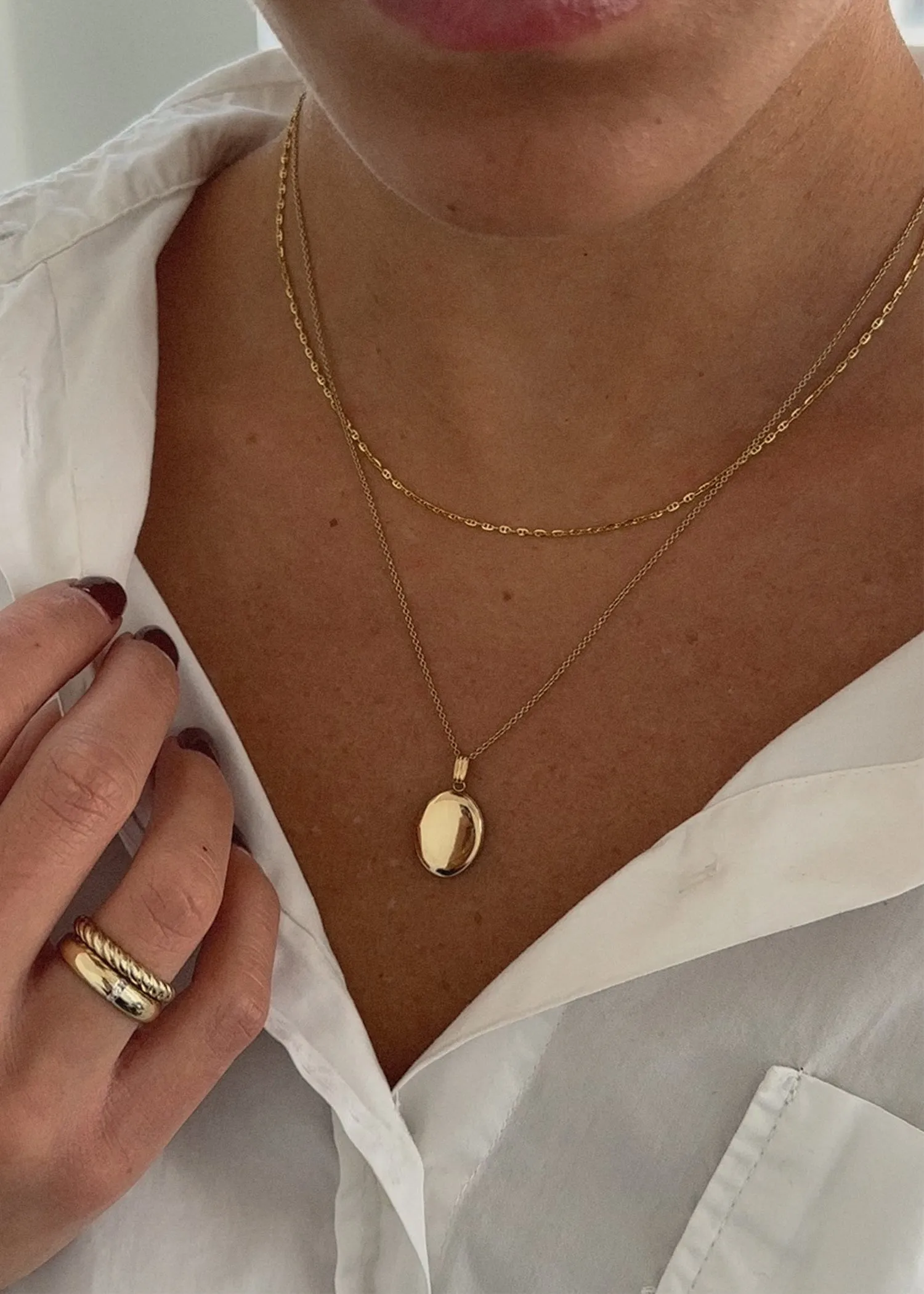 Micro Mariner Chain Necklace sold by Kinn product image thumbnail 4