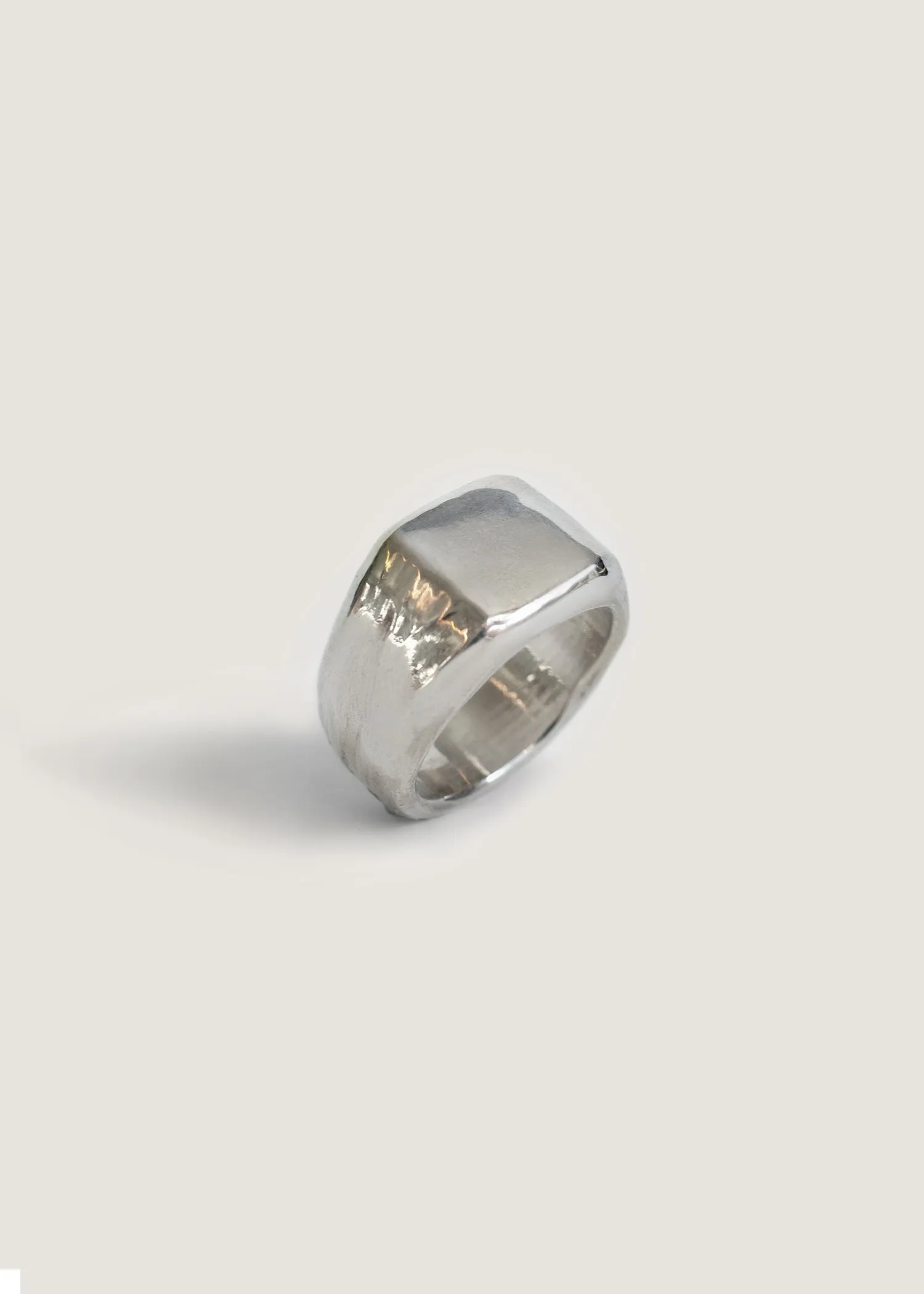 Orion Signet Ring Silver sold by Kinn