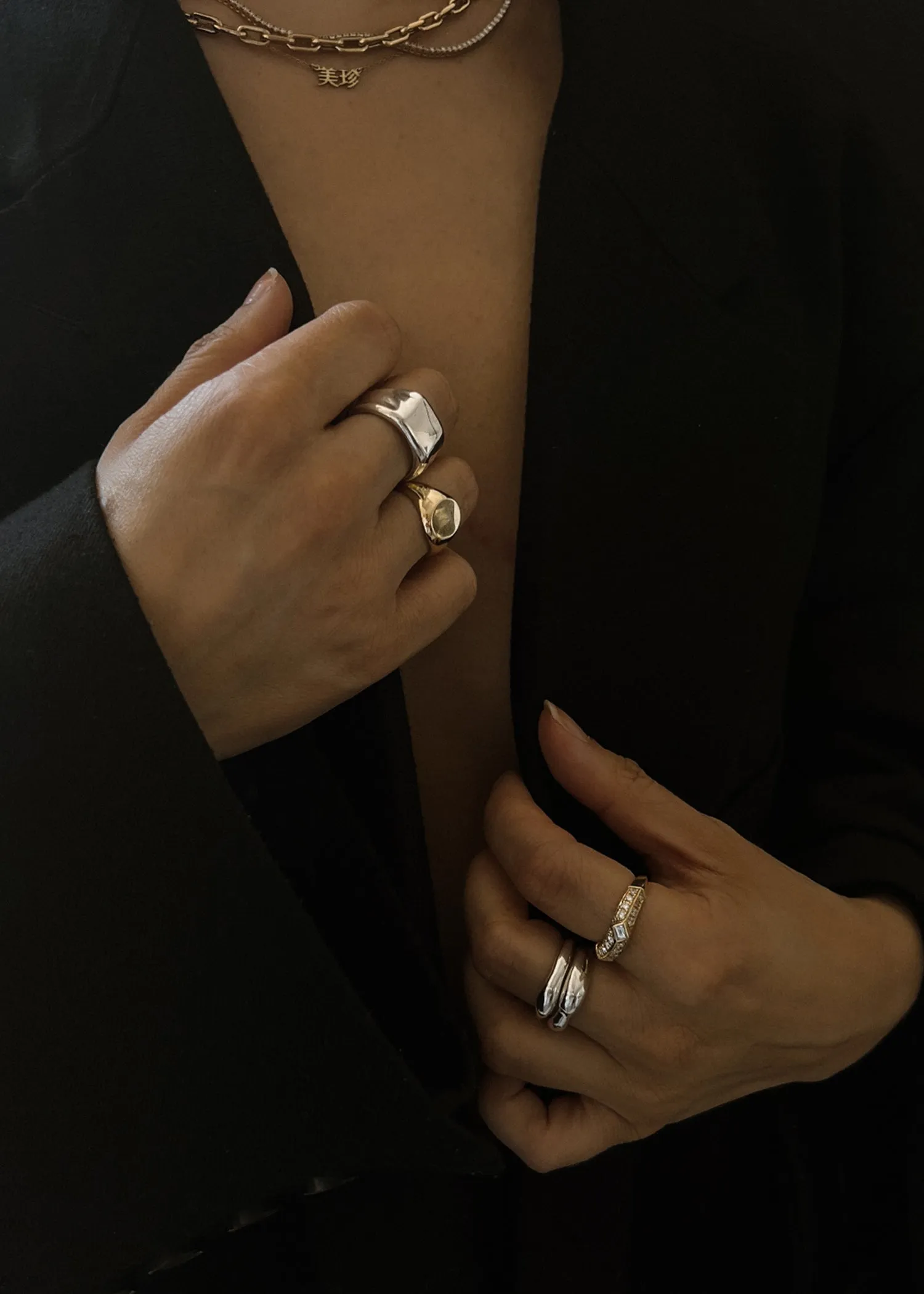 Orion Signet Ring Silver sold by Kinn product image thumbnail 4