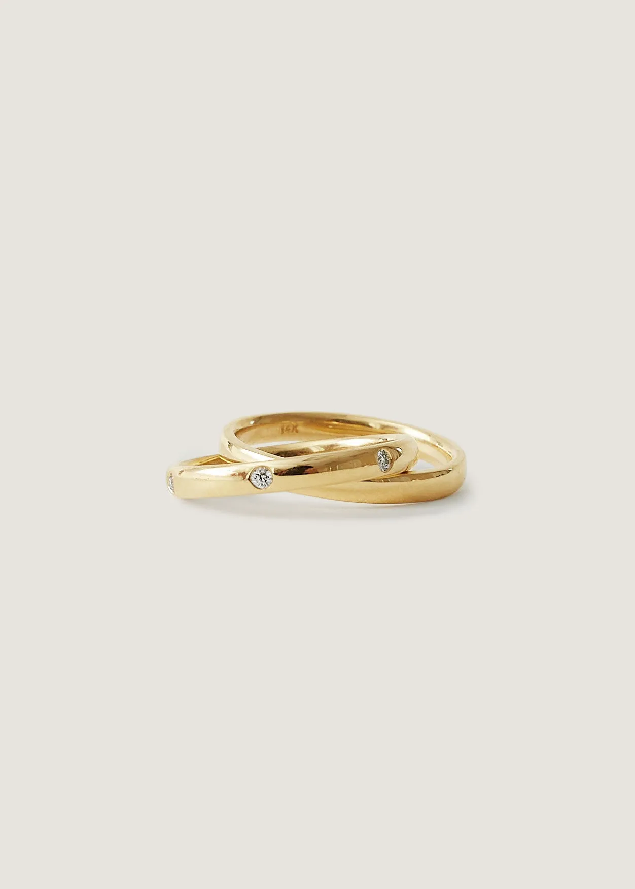 L'Amour Interlocking Ring Gold sold by Kinn product image thumbnail 3