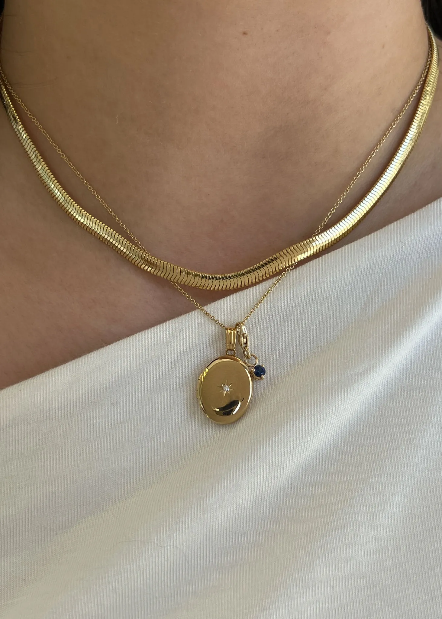 Ma-eum Birthstone Charm Sapphire sold by Kinn product image thumbnail 2