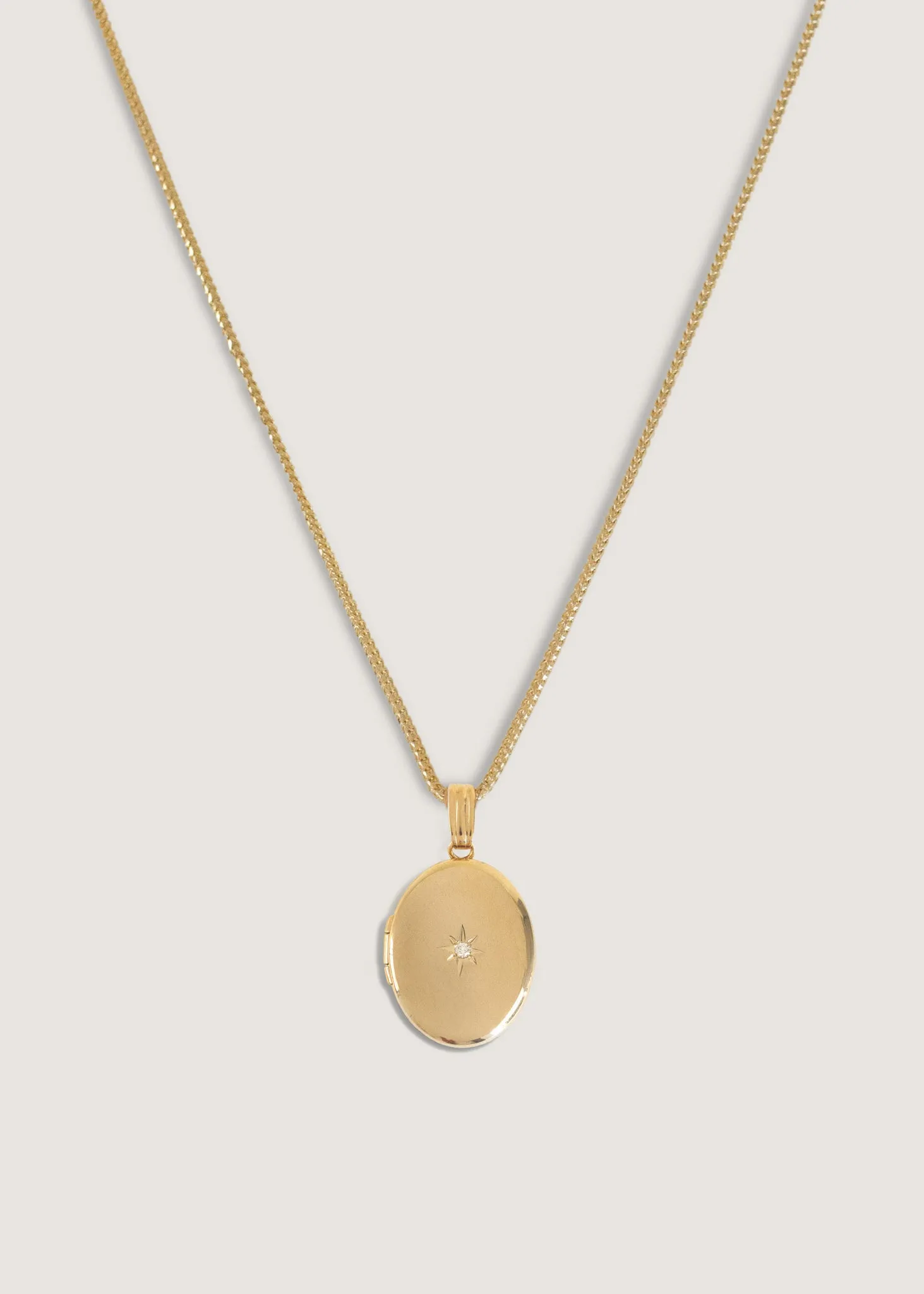 Maison Oval Locket Necklace Diamond sold by Kinn product image thumbnail 4