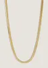Petite Carter Herringbone Chain Necklace sold by Kinn