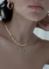 Petite Carter Herringbone Chain Necklace sold by Kinn