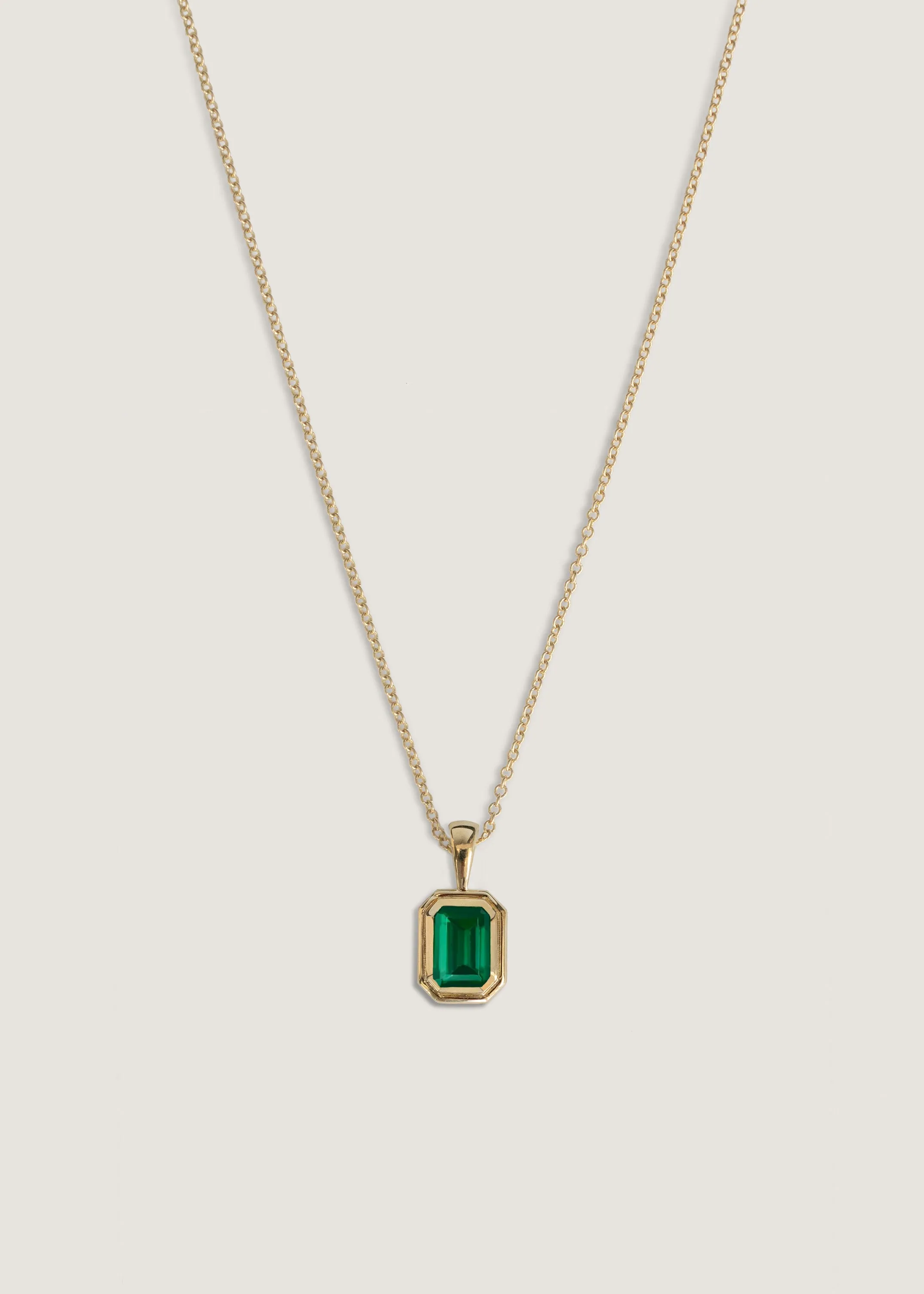 Brooklyn Emerald Cut Pendant Emerald sold by Kinn product image thumbnail 3