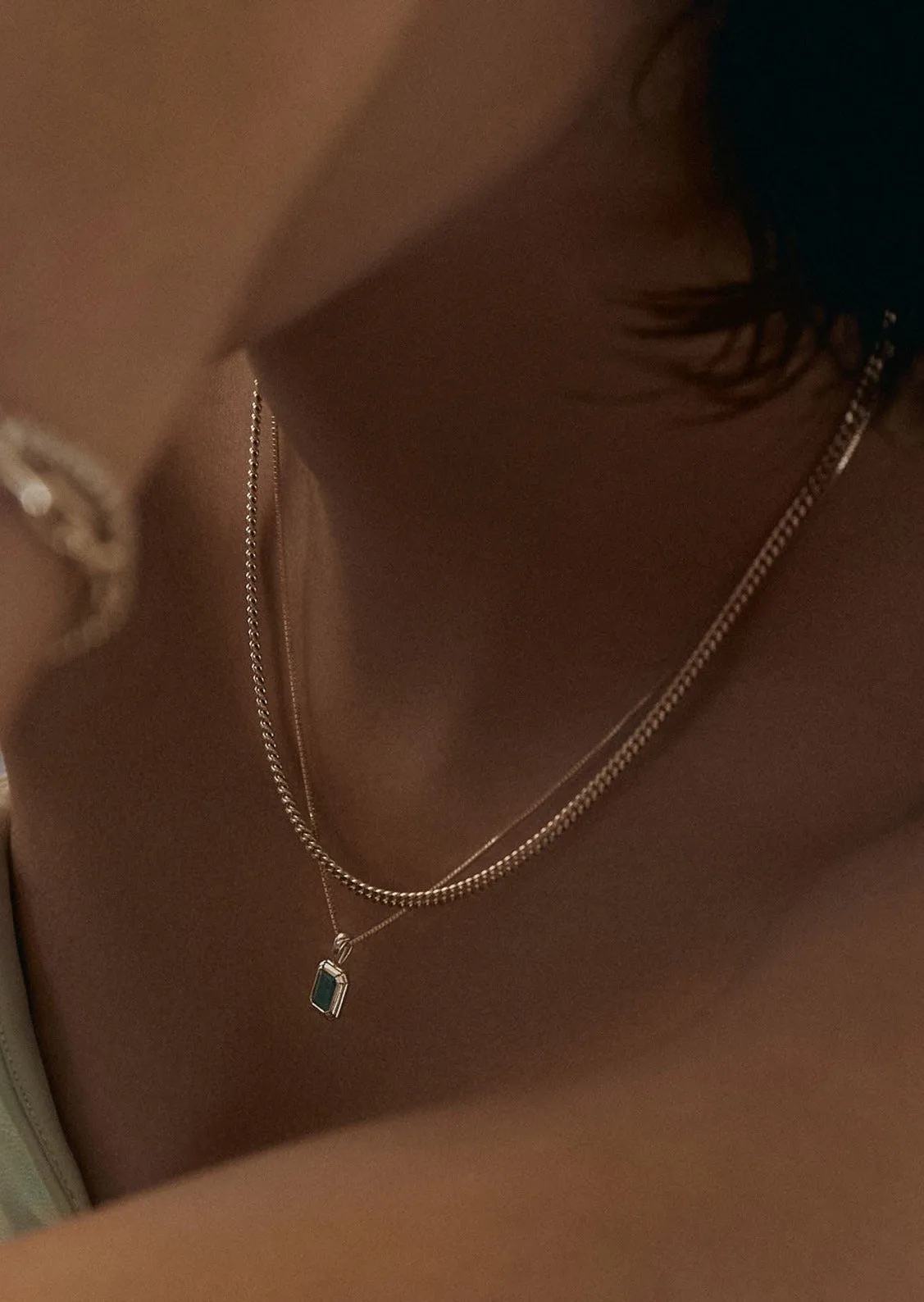 Brooklyn Emerald Cut Pendant Emerald sold by Kinn product image thumbnail 2