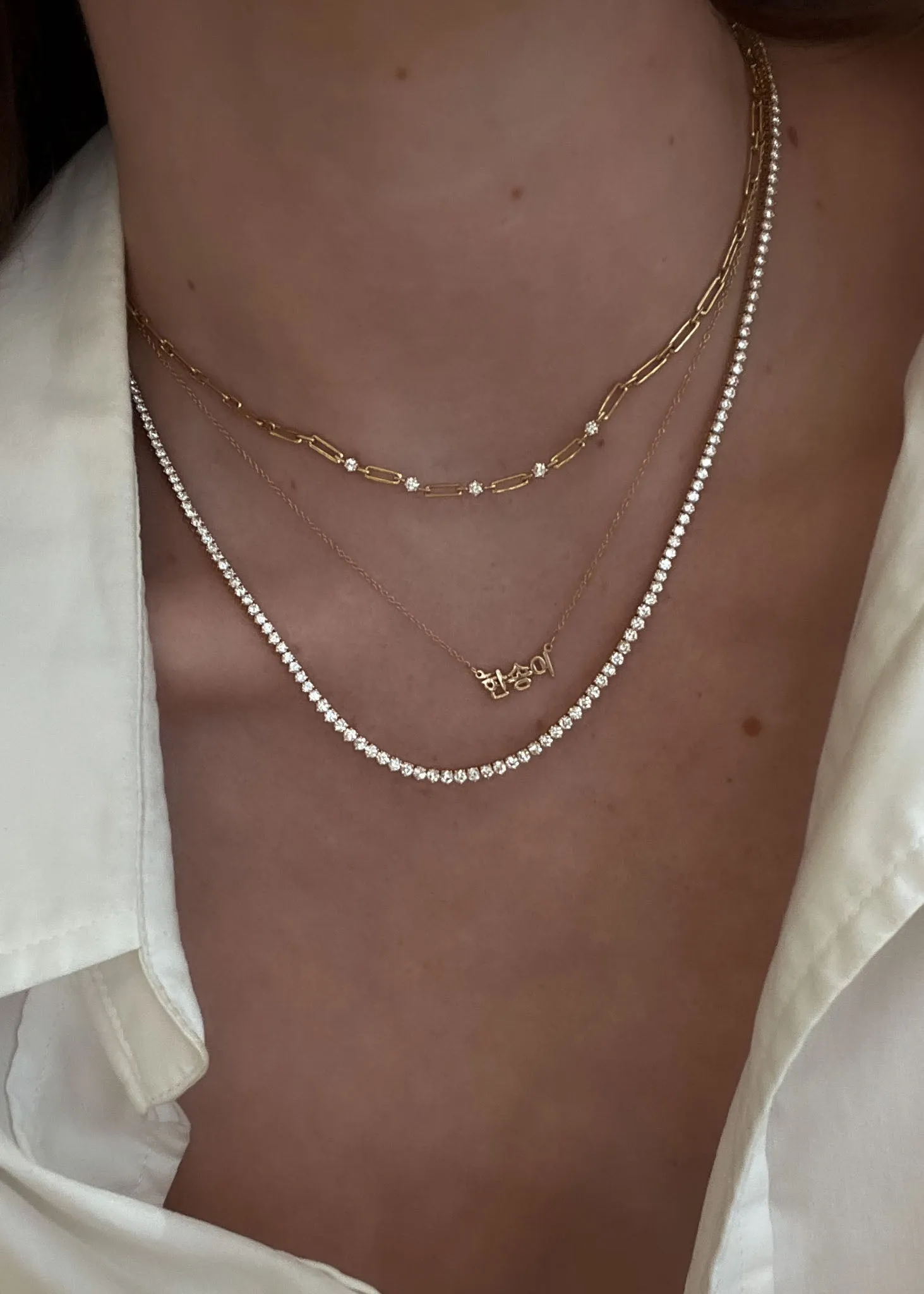 Dear Kaia Nameplate Bracelet & Necklace Stack sold by Kinn product image thumbnail 3