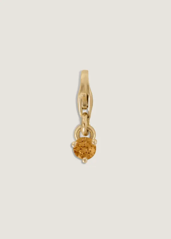 Ma-eum Birthstone Charm Citrine sold by Kinn
