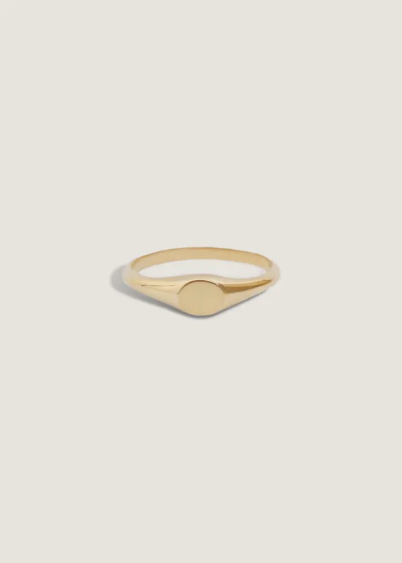 Petite Classic Signet Ring sold by Kinn