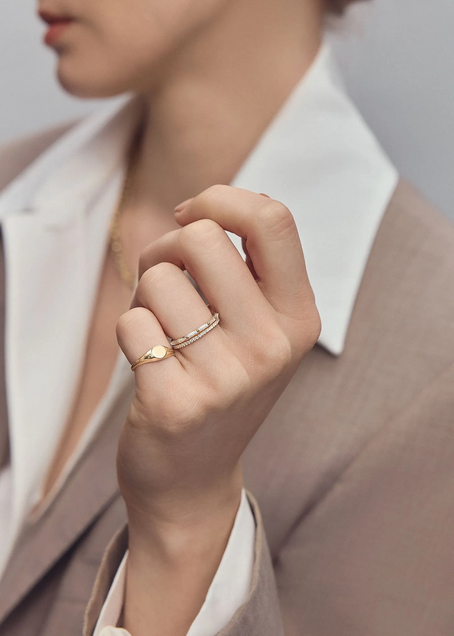 Petite Classic Signet Ring sold by Kinn product image thumbnail 4