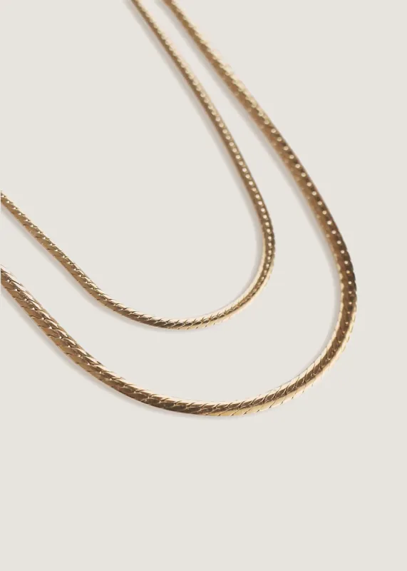 Kennedy Herringbone Chain Necklace sold by Kinn