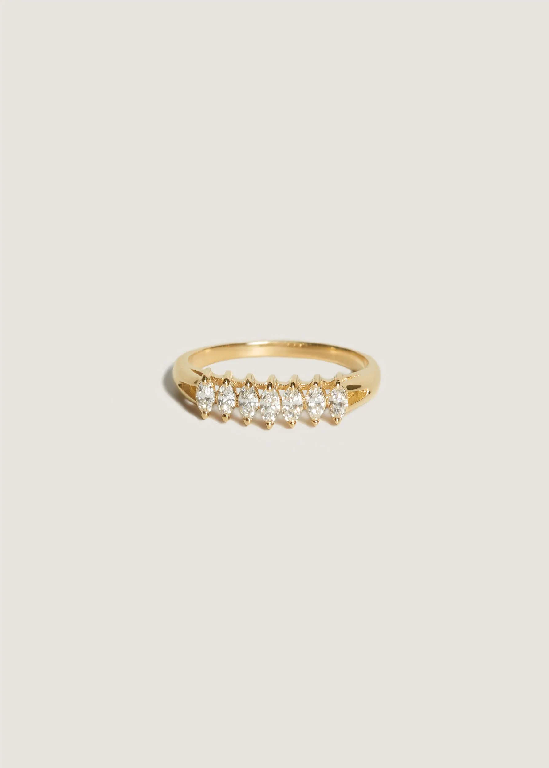 Seven Marquise Diamond Ring sold by Kinn