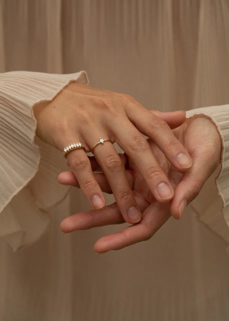 Seven Marquise Diamond Ring sold by Kinn product image thumbnail 5