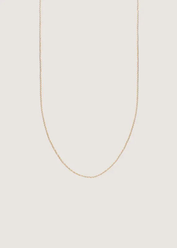 Micro Rolo Link Chain Necklace sold by Kinn