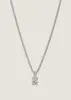 Petite Oliver Teddy Bear Necklace Silver sold by Kinn