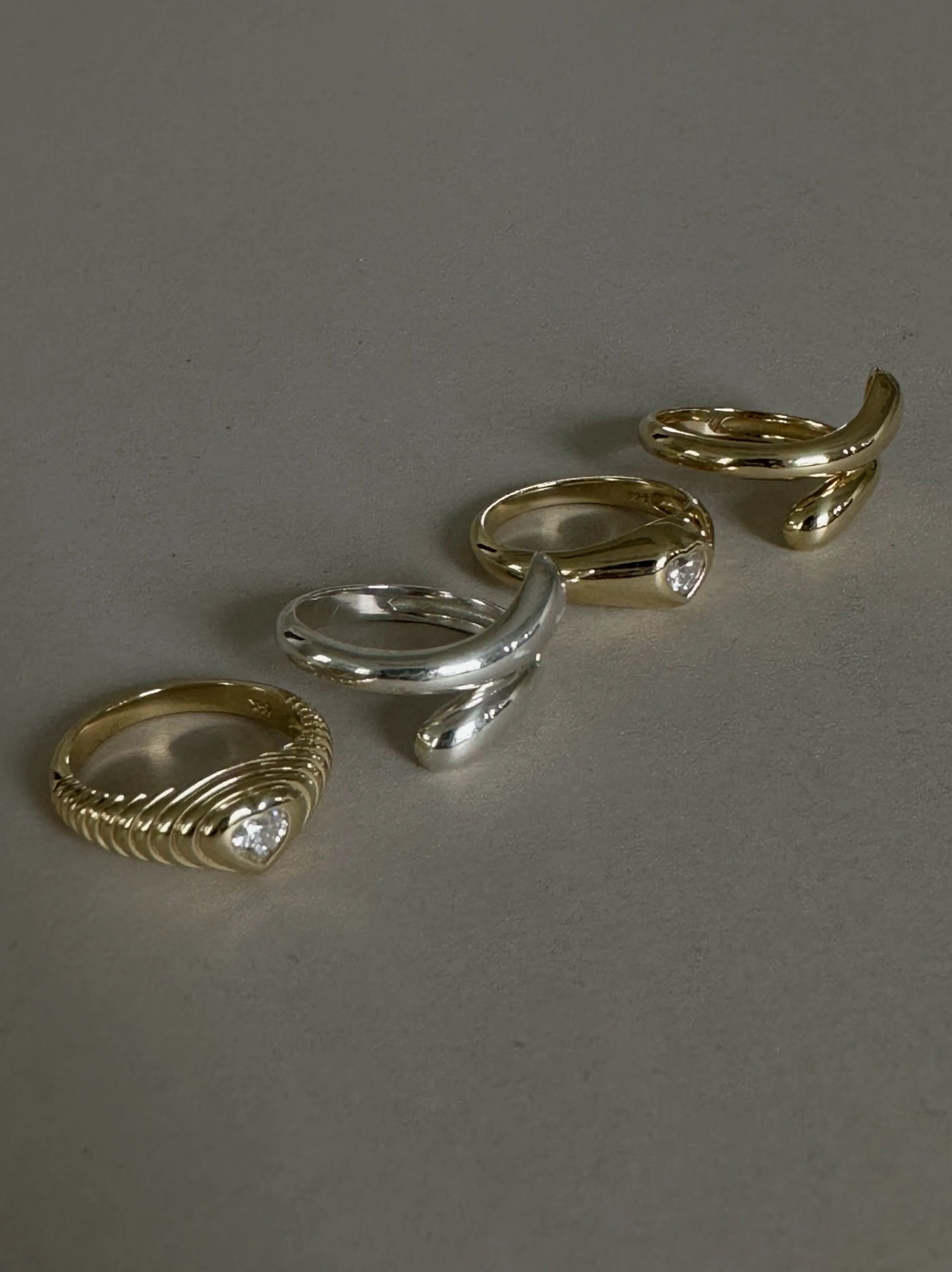 Heart Signet Ring Diamond sold by Kinn product image thumbnail 5