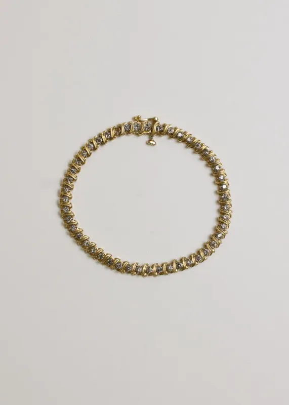Vintage S Link Tennis Bracelet I sold by Kinn