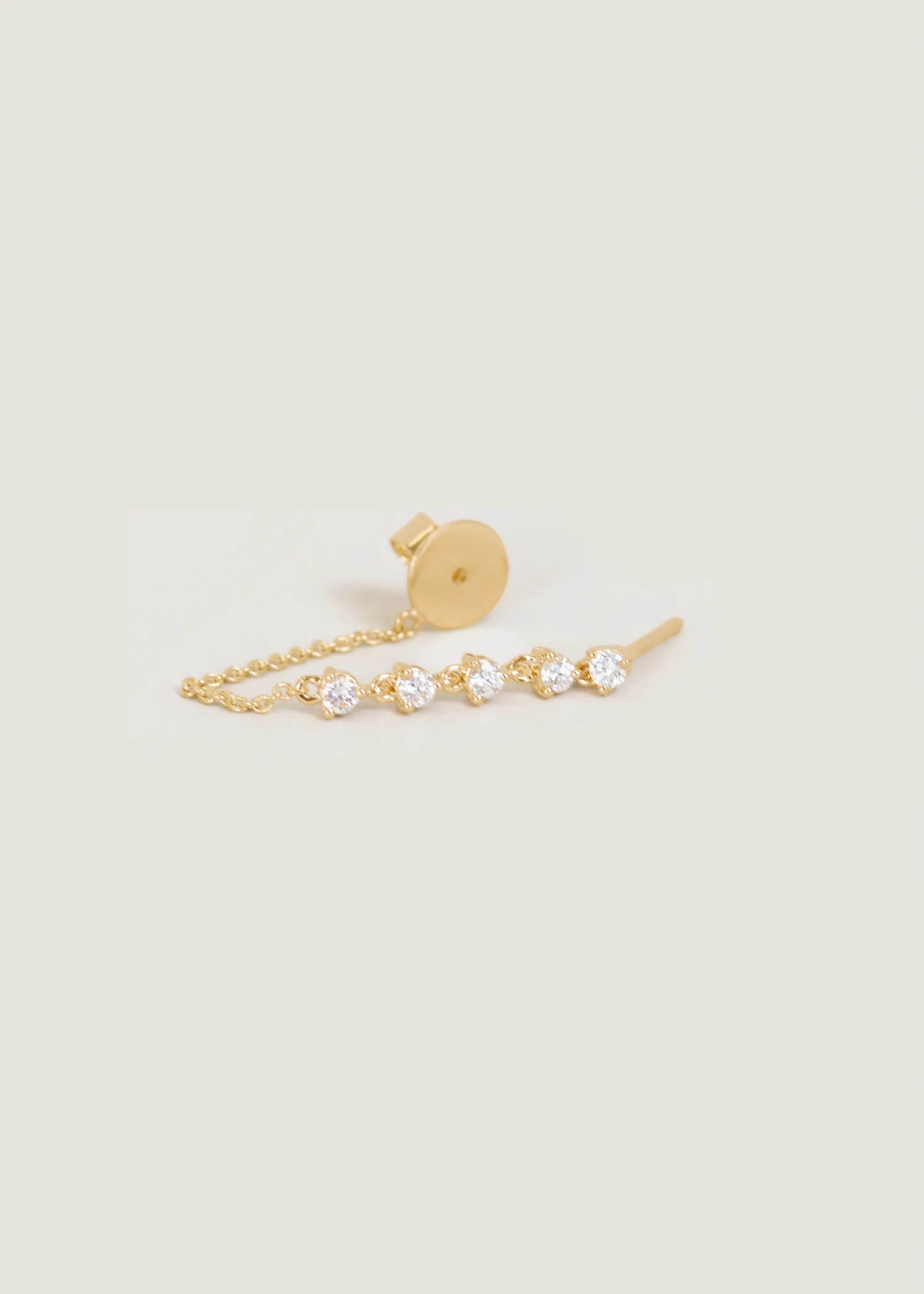 Five Stone Chain Earrings Diamond sold by Kinn product image thumbnail 4