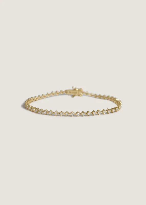 Amy Four Prong Tennis Bracelet Diamond sold by Kinn