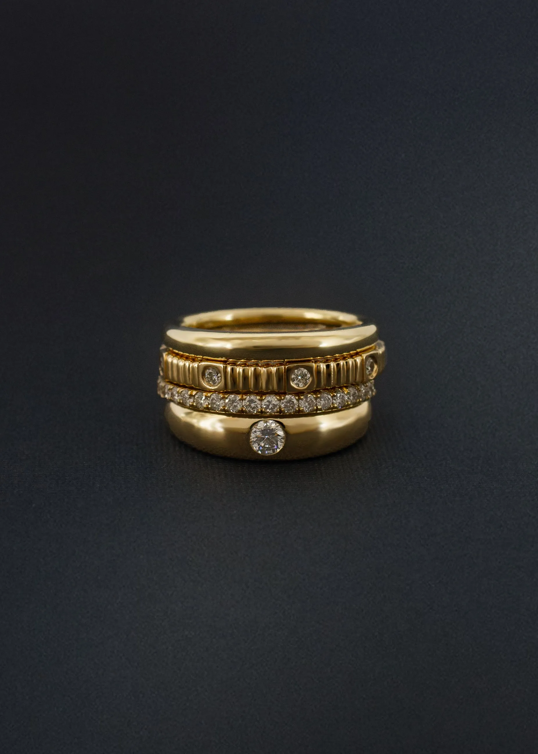 Amelia Birthstone Dome Ring Garnet sold by Kinn product image thumbnail 3