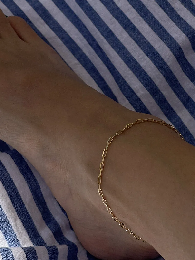 Micro Link Chain Anklet sold by Kinn product image thumbnail 2