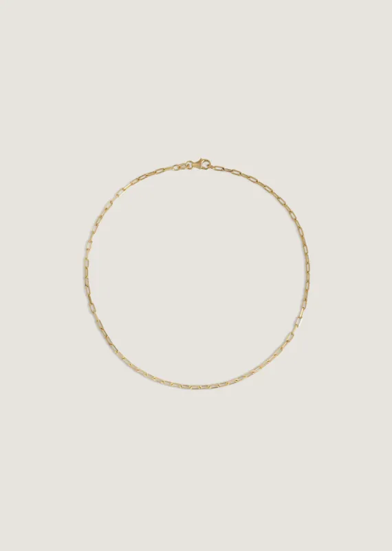 Micro Link Chain Anklet sold by Kinn