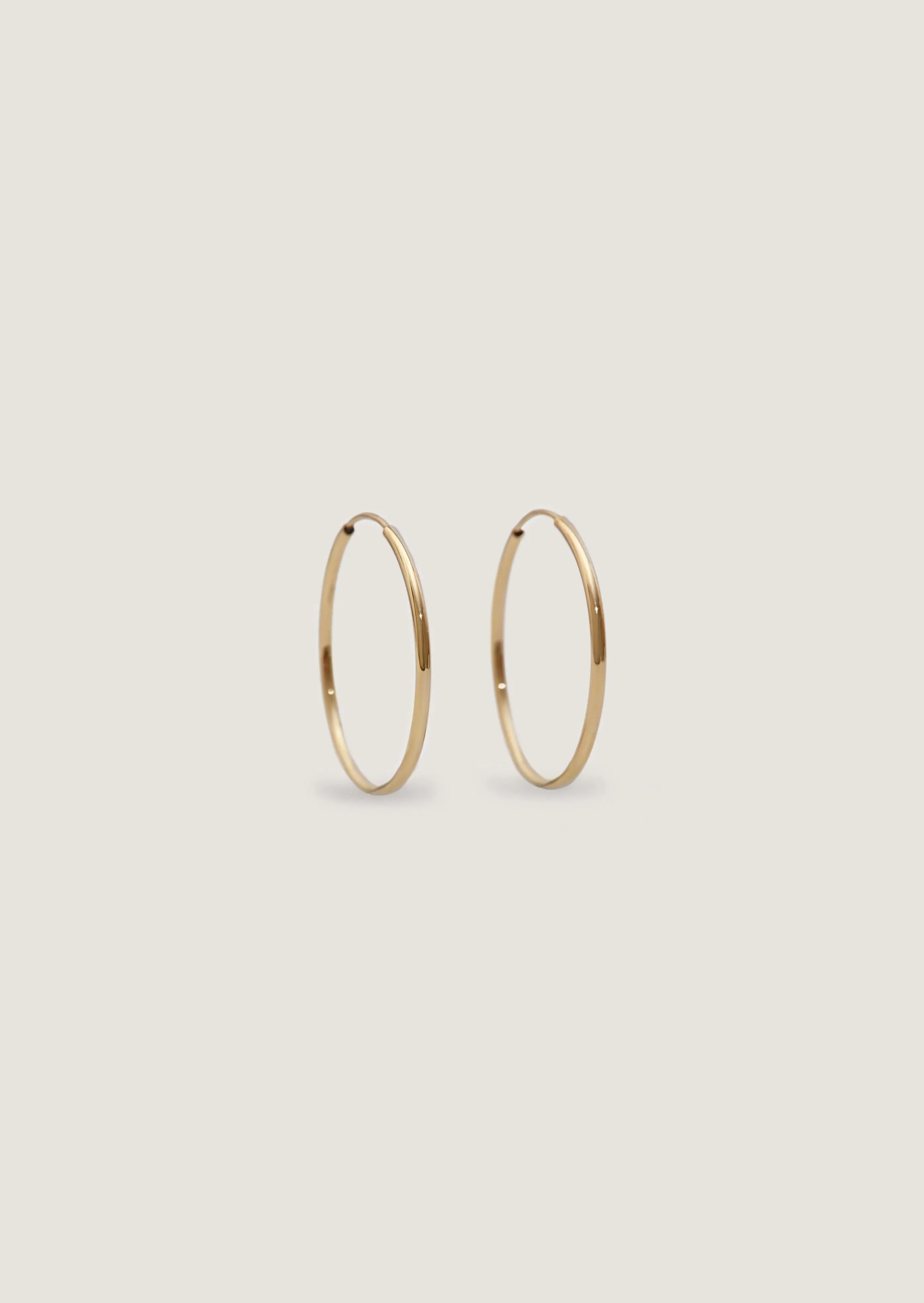 Lightweight Hoop Earrings Medium sold by Kinn